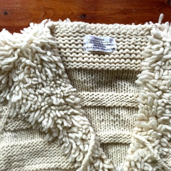 Vintage Wool 70's "Natives" Sweater - Picture 2 of 3
